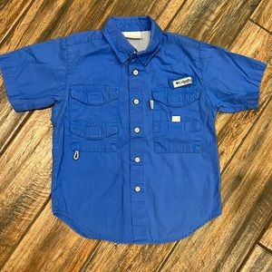 Columbia blue button up collared shirt size small 8